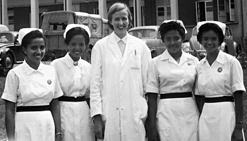 Catherine and midwives